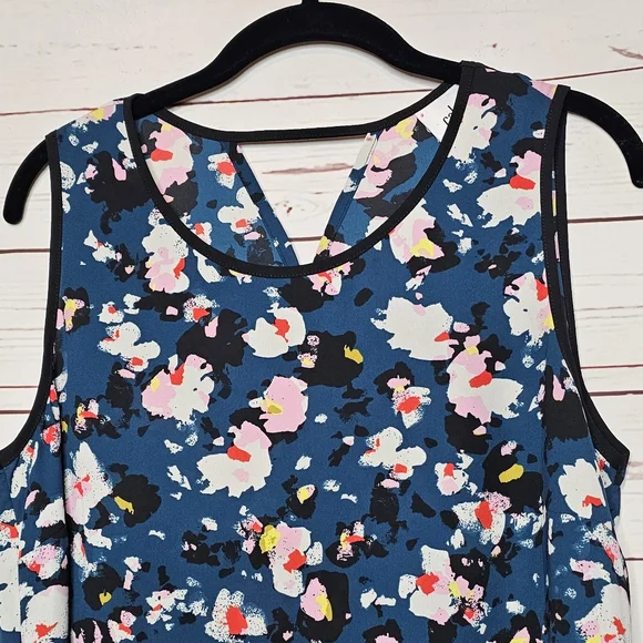 CAbi Spirit Cut Out Floral Sleeveless Top - Picture 3 of 6